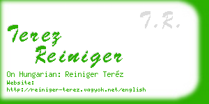 terez reiniger business card